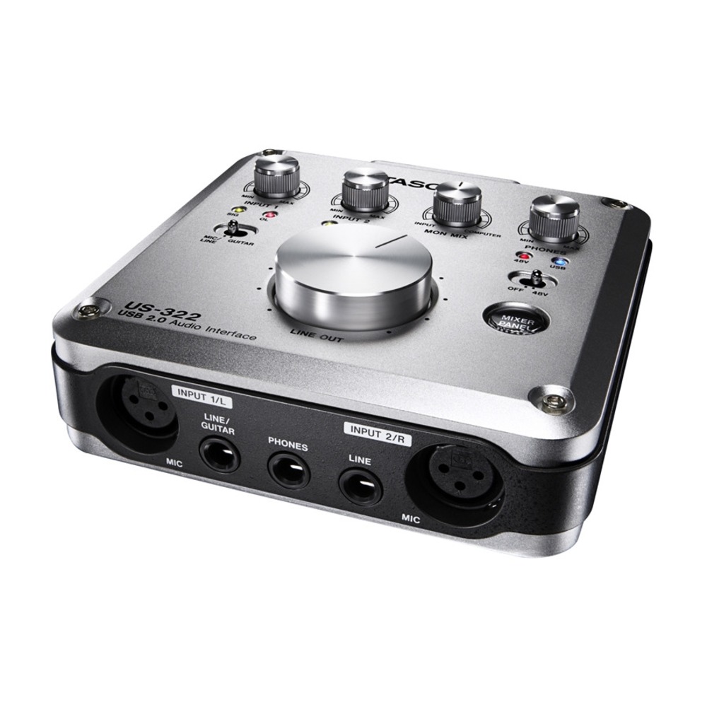 Внешняя звуковая карта с USB TASCAM US-322