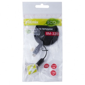 Кабель USB 2.0 Тип A - B micro Ritmix RM-320 1.5m