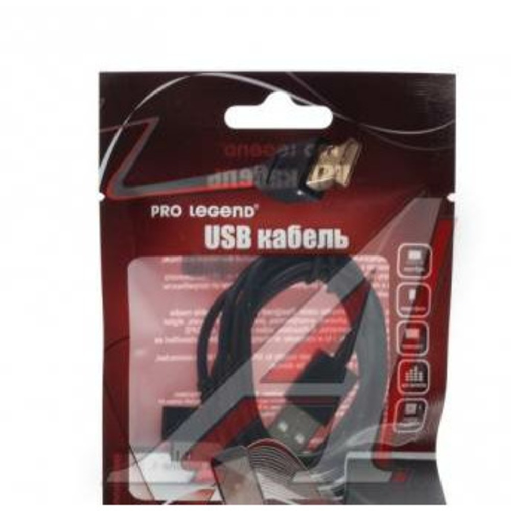 Кабель USB 2.0 Тип A - B micro Pro Legend PL1311 1.0m