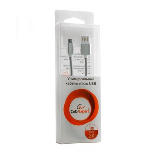Кабель USB 2.0 Тип A - B micro Cablexpert CCB-mUSBs1m 1.0m