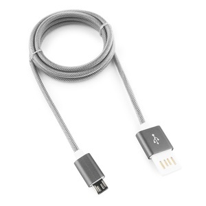 Кабель USB 2.0 Тип A - B micro Cablexpert CCB-mUSBgy1m 1.0m