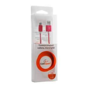 Кабель USB 2.0 Тип A - B micro Cablexpert CCB-mUSBr1m 1.0m