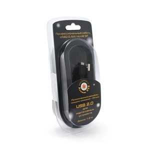Кабель USB 2.0 Тип A - B micro Konoos KC-mUSB2-AMBM-1.8 1.8m