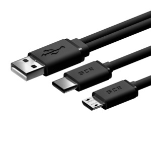 Кабель USB 2.0 Тип A - B micro Greenconnect GCR-51650 0.15m