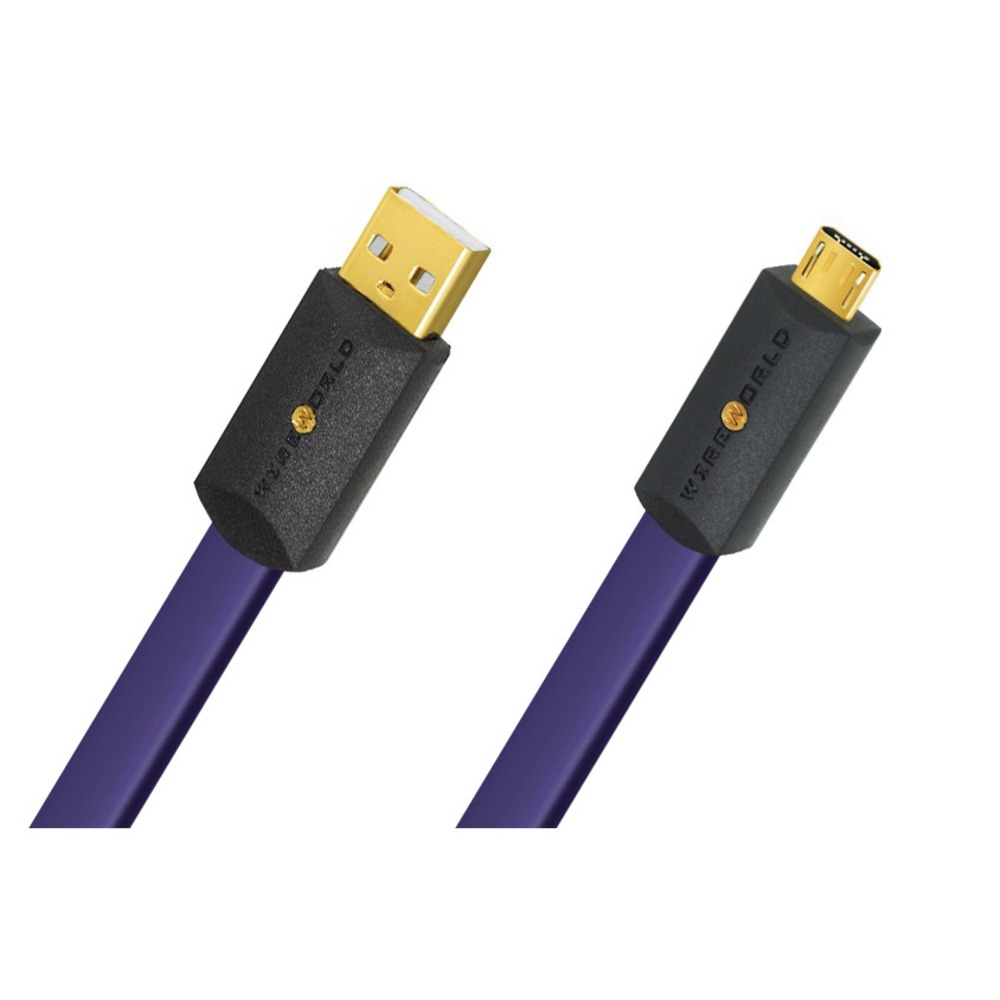 Кабель USB 2.0 Тип A - B micro WireWorld U2AM3.0M-8 Ultraviolet 8 USB 2.0 A-Micro B 3.0m