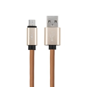 USB кабель micro USB Rexant 18-4231 коричневый эко-кожа, 1 метр (10 штук)