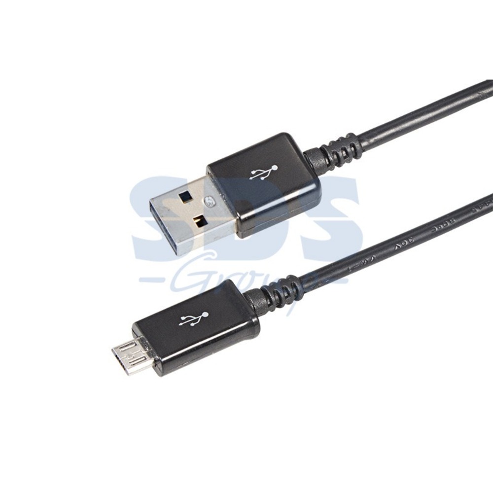 USB кабель microUSB Rexant 18-4268-20 длинный штекер 1 м черный (20 штук)