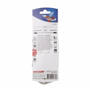 Кабель USB 2.0 Тип A - B micro Rexant 06-3155 USB 3M (10 штук)