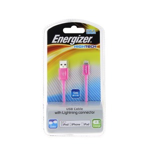 Кабель USB 2.0 Тип A - Lightning Energizer LCAEHUSYIPPK2 1.0m