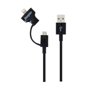 Кабель USB 2.0 Тип A - Lightning Energizer LCAEHUSYDUAL2 0.9m