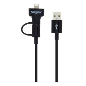 Кабель USB 2.0 Тип A - Lightning Energizer LCAEHUSYDUAL2 0.9m