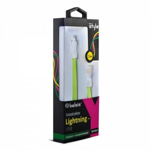 Кабель USB 2.0 Тип A - Lightning Belsis BS1012 1.0m