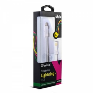 Кабель USB 2.0 Тип A - Lightning Belsis BS1015 1.0m