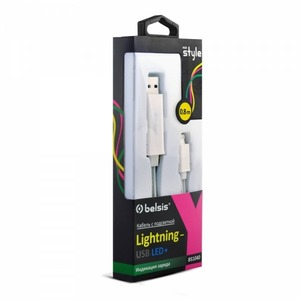 Кабель USB 2.0 Тип A - Lightning Belsis BS1040 0.8m