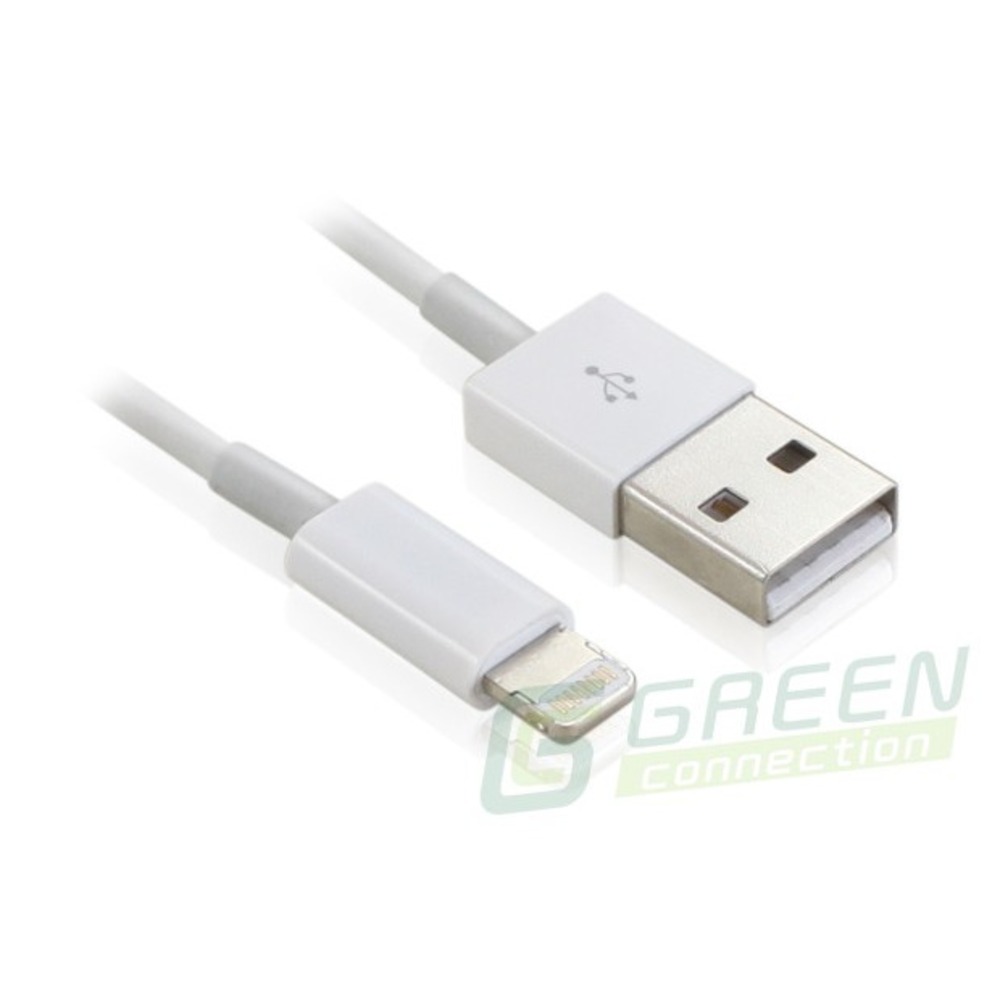Кабель USB 2.0 Тип A - Lightning Greenconnect GC-IP52U-W 1.0m