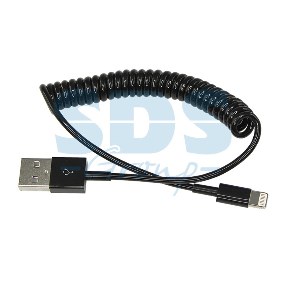 Кабель USB 2.0 Тип A - Lightning Rexant 18-4201 USB iPhone 5/5S черный (1 штука) 1.0m