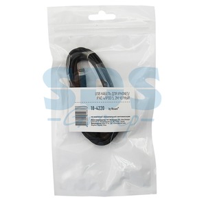 Кабель USB 2.0 Тип A - Lightning Rexant 18-4220 USB iPhone 5/5S черный (1 штука) 2.0m