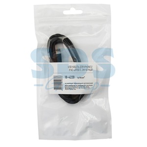Кабель USB 2.0 Тип A - Lightning Rexant 18-4230 USB iPhone 5/5S черный (1 штука) 3.0m