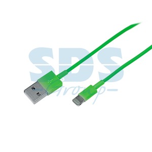 Кабель USB 2.0 Тип A - Lightning Rexant 18-1953 USB iPhone 5 зеленый (1 штука) 1.0m