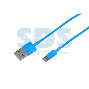 Кабель USB 2.0 Тип A - Lightning Rexant 18-1955 USB iPhone 5 голубой (1 штука) 1.0m