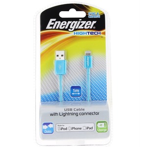 Кабель USB 2.0 Тип A - Lightning Energizer LCAEHUSYIPBL2 1.0m