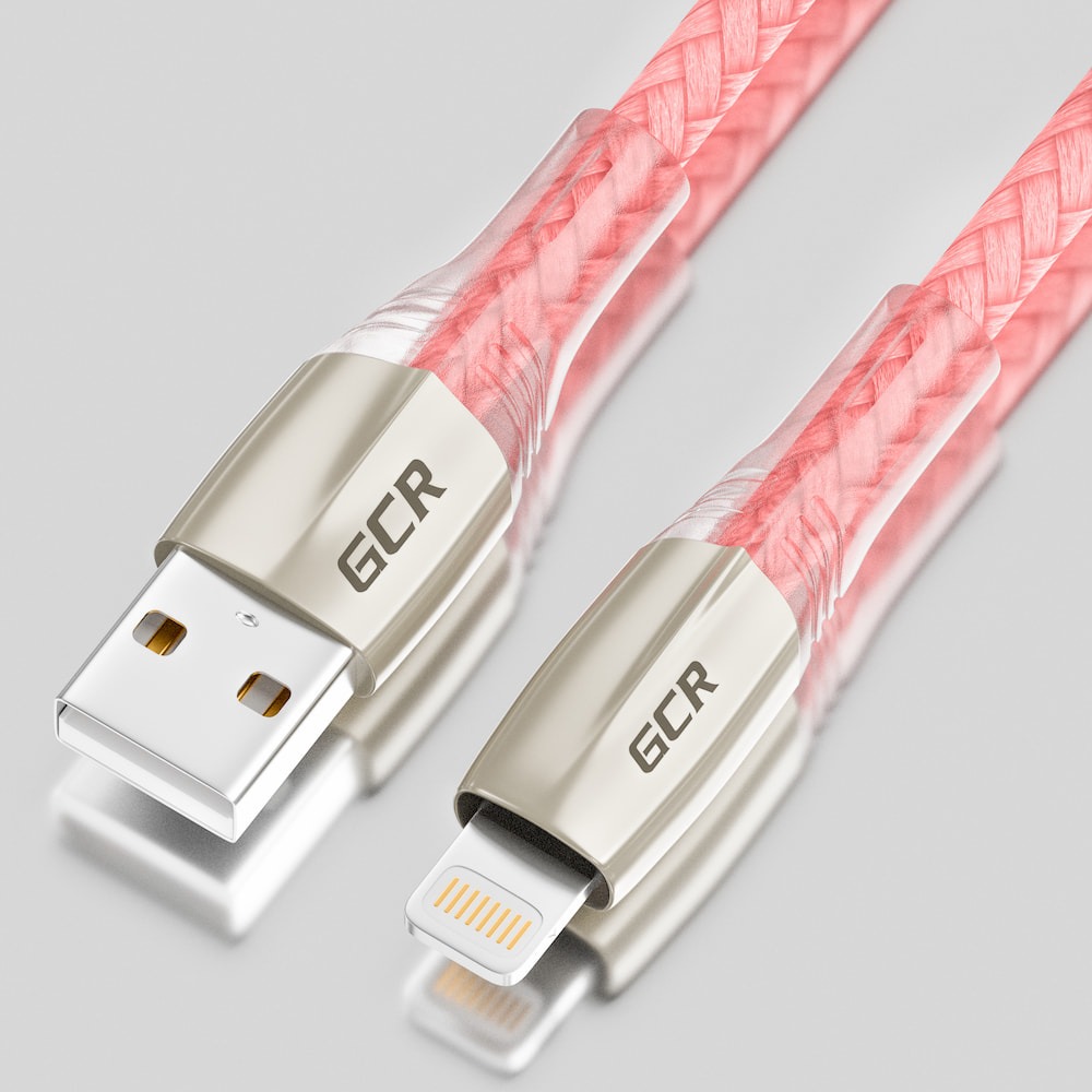 Кабель USB 2.0 Тип A - Lightning Greenconnect GCR-52165 1.2m