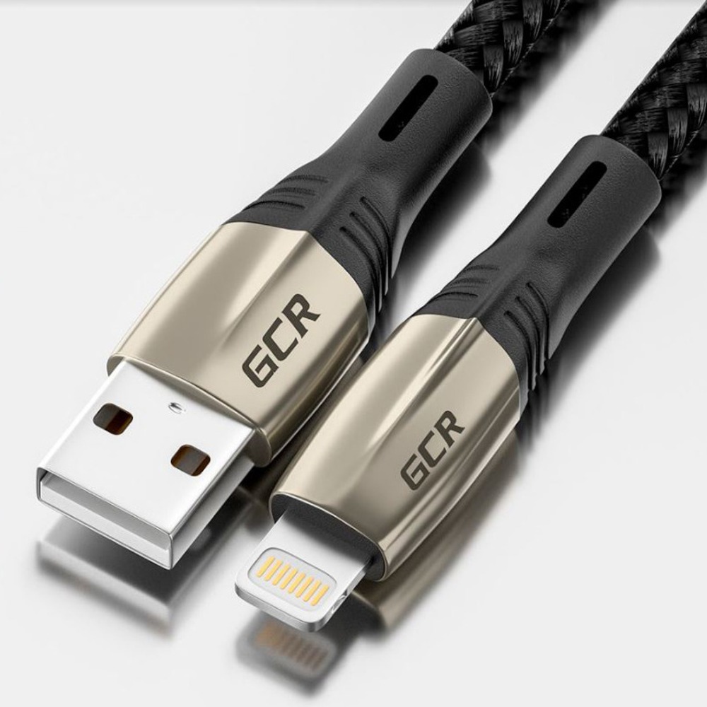 Кабель USB 2.0 Тип A - Lightning Greenconnect GCR-52003 1.7m
