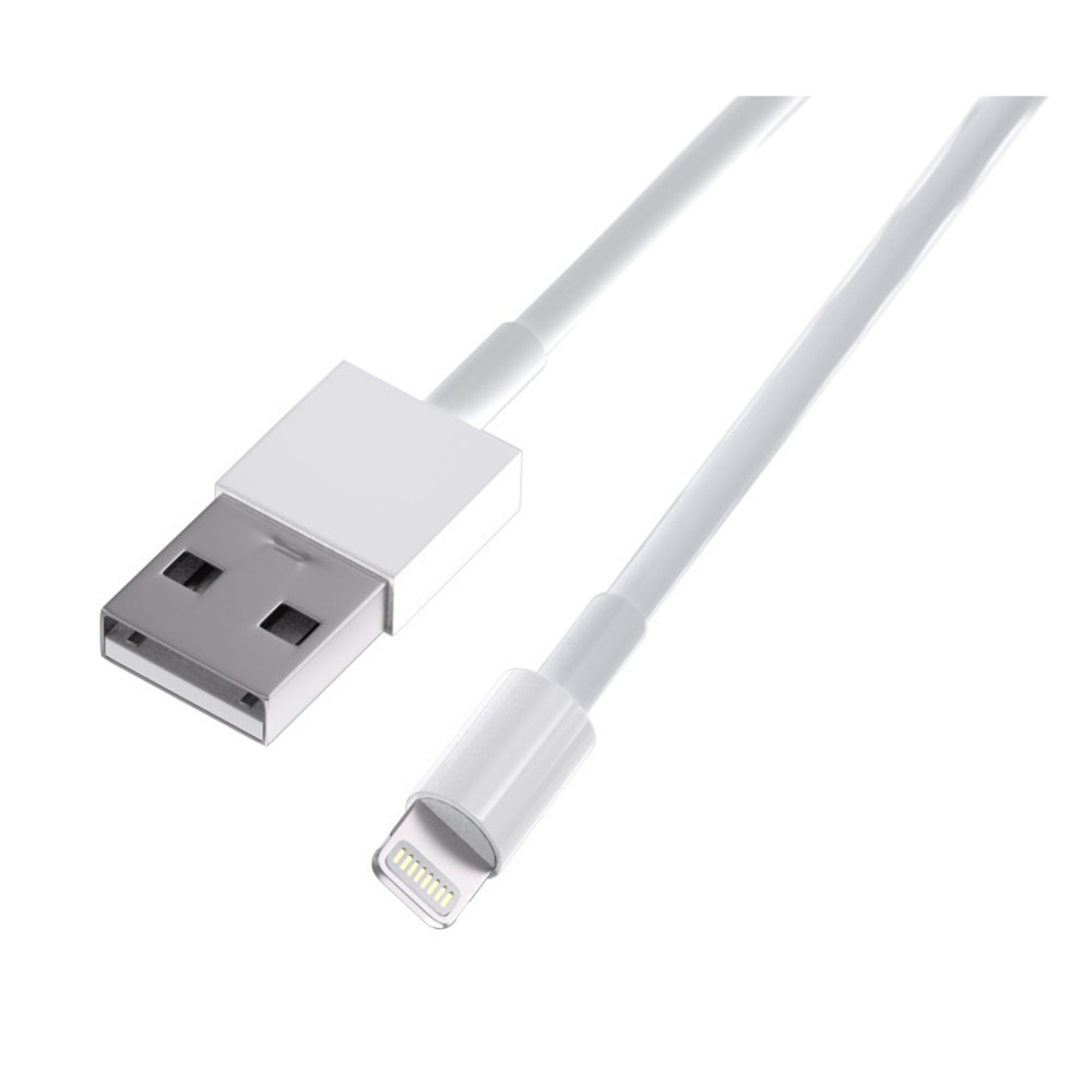 Кабель USB - Lightning Ritmix RCC-120 White 1.0m
