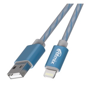 Кабель USB - Lightning Ritmix RCC-322 Blue 1.0m
