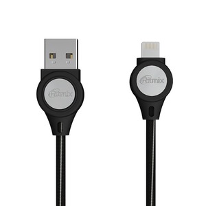 Кабель USB - Lightning Ritmix RCC-429 Black 1.0m