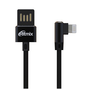 Кабель USB - Lightning Ritmix RCC-428 Black 1.0m