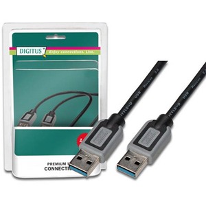 Кабель USB 3.0 Тип A - A Digitus DB-272465 1.8m