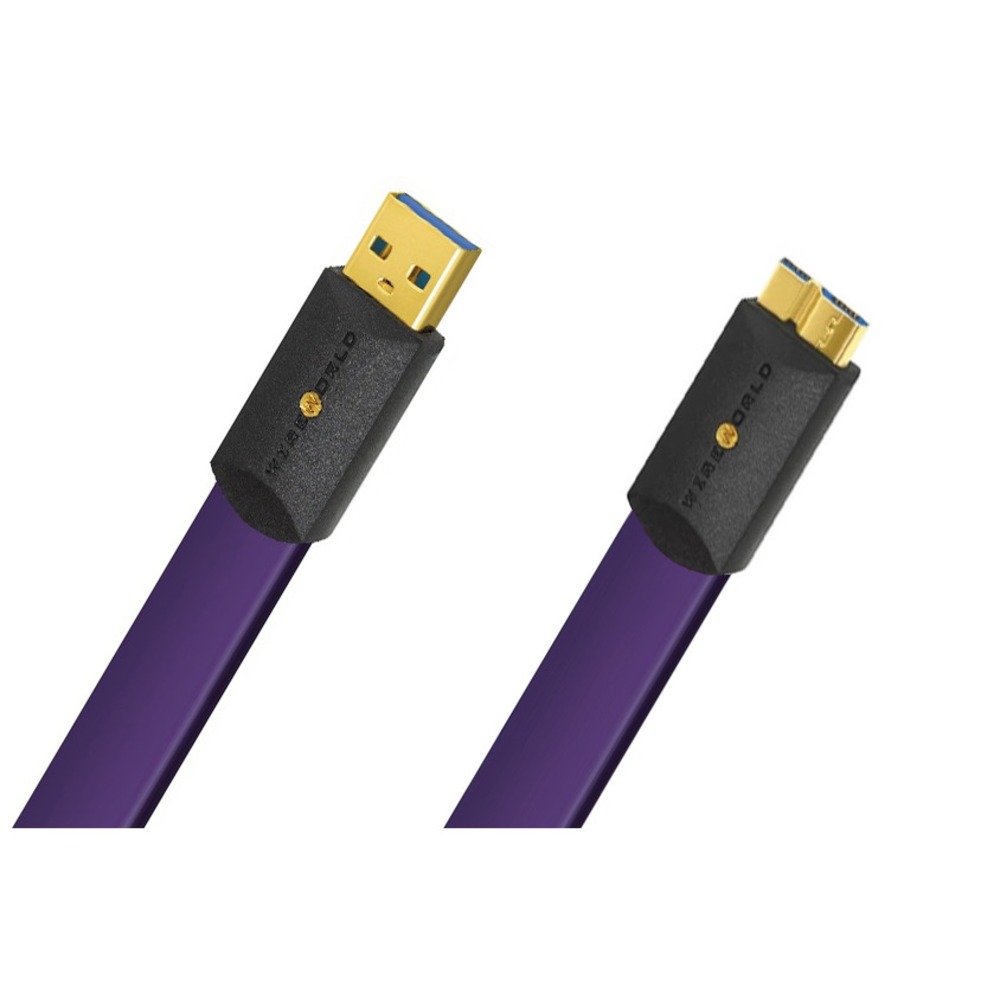 Кабели USB 3.0 Тип A - B micro WireWorld U3AM1.0M-8 Ultraviolet 8 USB 3.0 A-Micro B 1.0m
