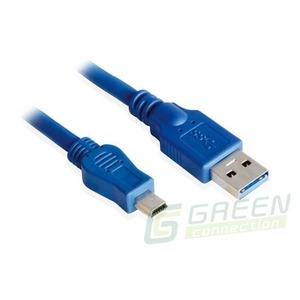 Кабель USB 3.0 Тип A - B mini Greenconnect GC-U3A2109 1.0m