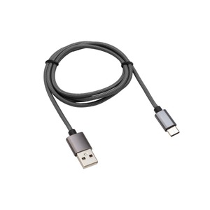Кабель Rexant 18-1896 USB-Type-C 3 A, графит, нейлон 1.0m