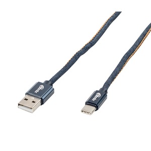 Кабель USB - TypeC Ritmix RCC-437 Jeans 1.0m