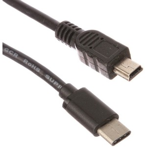 Кабель USB 3.1 Тип C - USB 2.0 Тип B 5pin mini Greenconnect GCR-UC1MNB-BB2S 0.2m