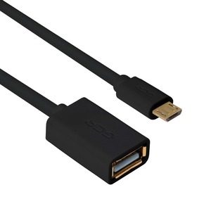 Кабель USB OTG Greenconnect GCR-MB4AF-AA2SG 0.3m