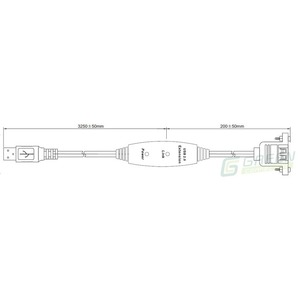 Удлинитель USB Greenconnect GC-UECHP09 3.45m