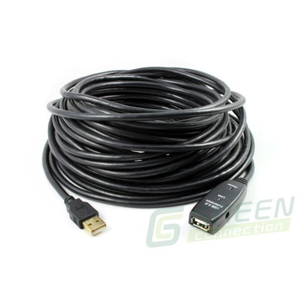 Удлинитель USB Greenconnect GC-UEC15M2 15.0m