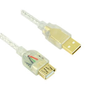 Удлинитель USB 2.0 Тип A - A Greenconnect GCR-UEC2M-BD2SG 1.0m