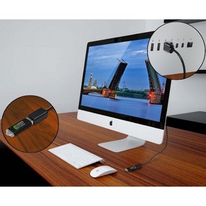 Удлинитель USB 2.0 Тип A - A Greenconnect GCR-UEC6M-BB2SG 0.3m