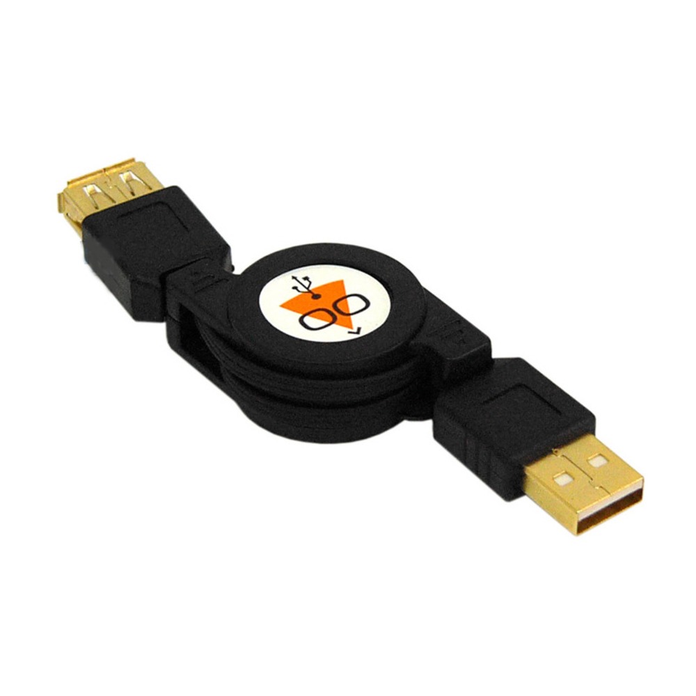Кабель-рулетка удлинит. USB 2.0 Konoos KCR-USB2-AMAF-0.75 0.75m