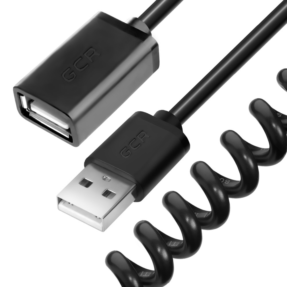 Удлинитель USB 2.0 Тип A - A Greenconnect GCR-UEC0M-BB2S 2.0m