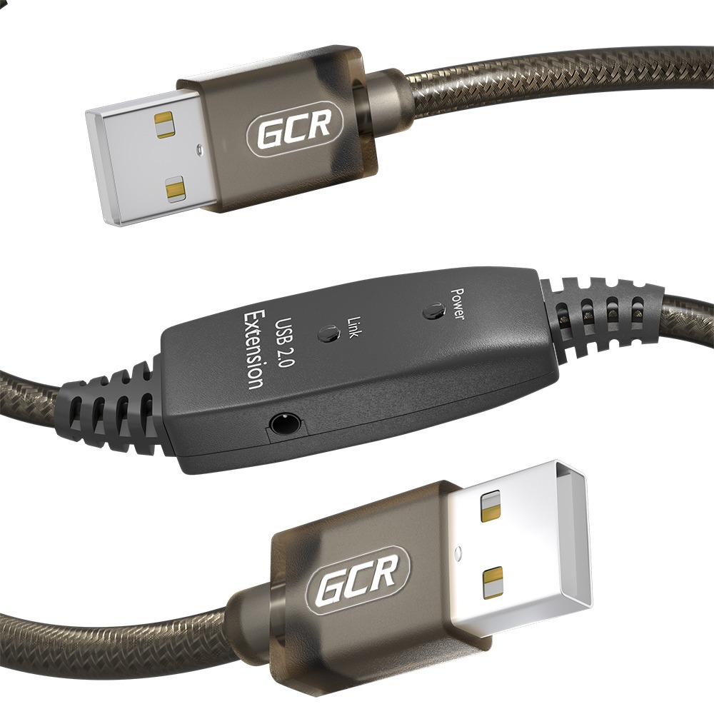 Кабель USB 2.0 Тип A - A Greenconnect GCR-53788 10.0m