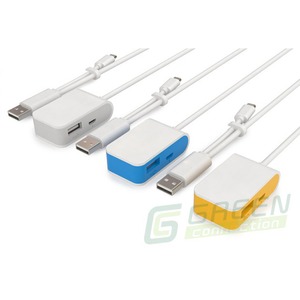 Хаб USB Greenconnect GC-U2O2P