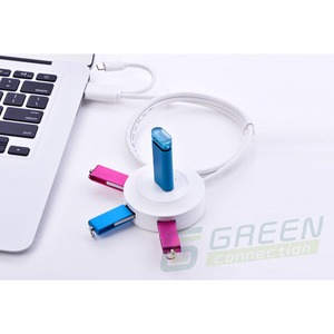 Хаб USB Greenconnect GC-U2O4P