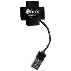 Хаб USB Ritmix CR-2404 Black
