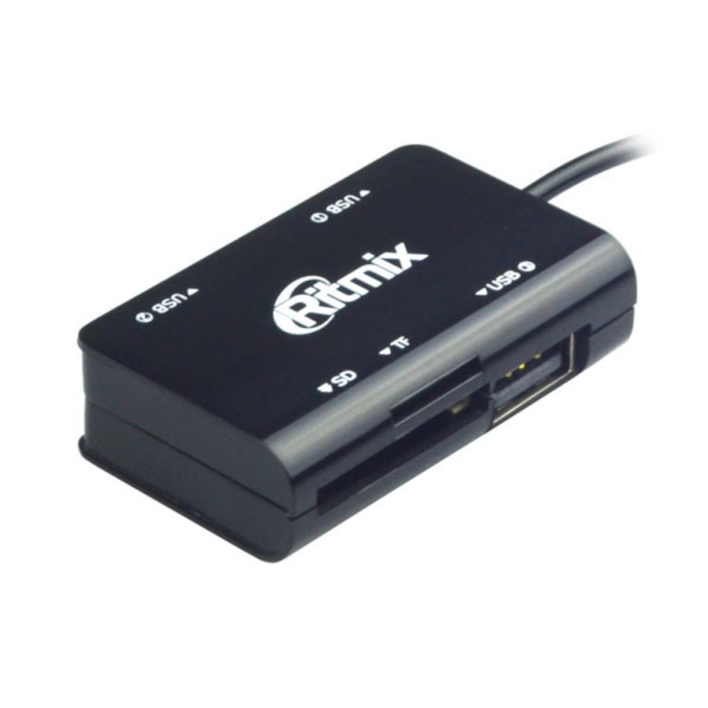 Хаб USB Ritmix CR-2322M Black