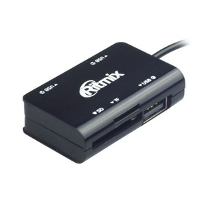 Хаб USB Ritmix CR-2322M Black